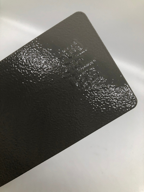 Échantillons disponibles Revêtement en poudre industriel extérieur de texture de couleur grise
