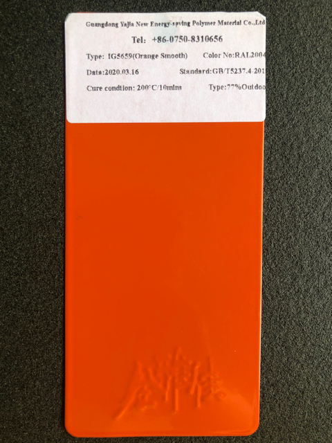 Peinture en aérosol de revêtement en poudre de polyester époxy noir Matt Ral 9005 pour fenêtre en aluminium