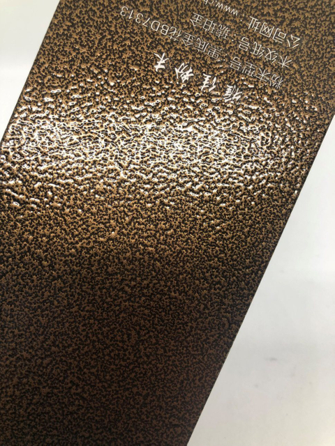 Effet métallique médaillon Bronze mat finition cuivre Antique mat paillettes or argent revêtements de peinture en poudre pour roues