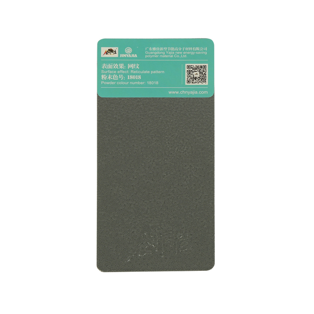 Revêtement en poudre époxy polyester électrostatique à texture grise pour le travail du métal en acier