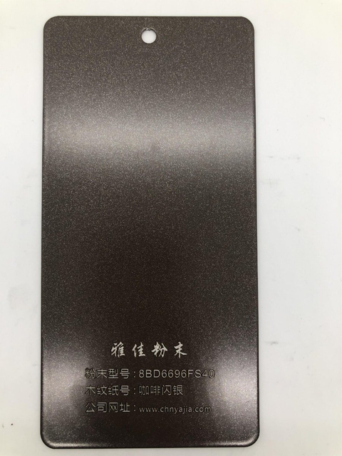 Nouveau produit revêtement en poudre de résine de polyester par pulvérisation électrostatique métallique pour surface de chaise de table revêtement en poudre brillant en métal