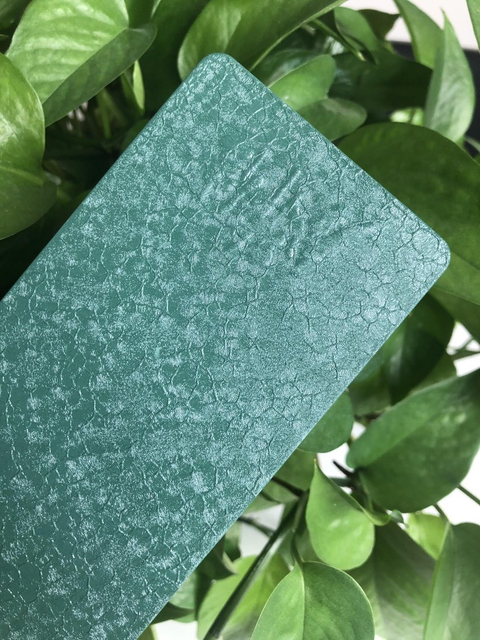 Échantillon gratuit prix compétitif fabricant de revêtement en poudre effet crocodile pour la décoration de meubles en métal