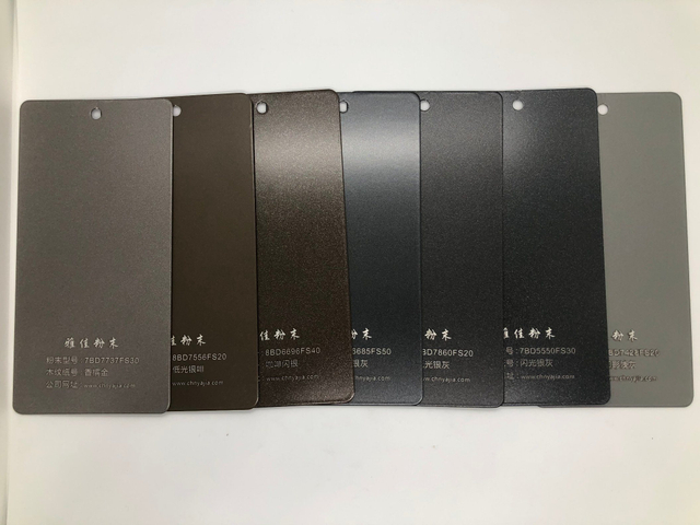 Pulvérisation de revêtement en poudre métallique personnalisée, couleur Ral lisse et brillante, pour produits métalliques, revêtement en poudre de Surface, fourniture d'usine