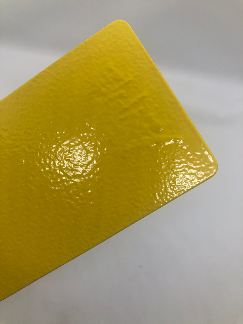 Revêtement en poudre de rides de couleur orange signal Ral 2010 pour pulvérisation électrostatique intérieure, fabrication de résine époxy polyester, peinture de revêtement en poudre colorée