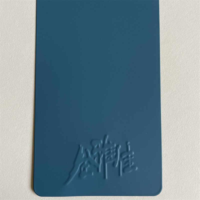 Résine acrylique de revêtement en poudre bleu mat