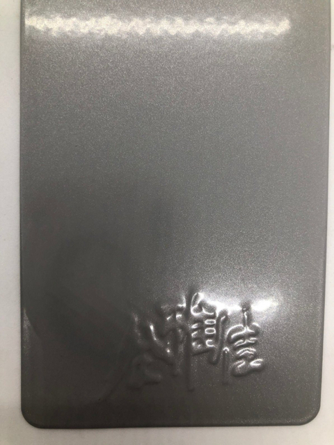 Revêtement en poudre de revêtement époxy électrostatique brillant en métal