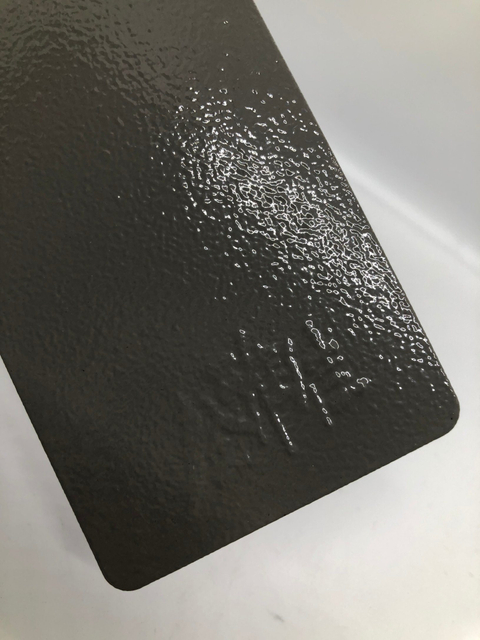 Échantillons disponibles Revêtement en poudre industriel extérieur de texture de couleur grise