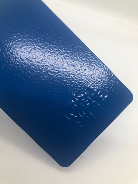 Revêtement électrostatique de poudre d'effet de ride bleue de polyester époxyde de jet
