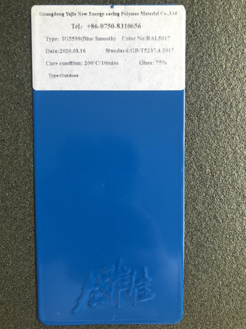 Vente chaude revêtement en poudre d'intérieur jaune haute brillance pour peinture d'appareil revêtement en poudre résistant à la chaleur meilleur revendeur OEM noir haute brillance