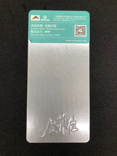 Peinture en poudre électrostatique adaptée aux besoins du client de jet électrostatique de polyester de couleurs d'effet métallique de Ral pour le métal