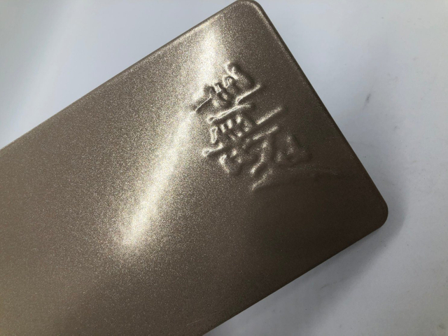 Revêtement en poudre métallique vert brillant en résine époxy polyester