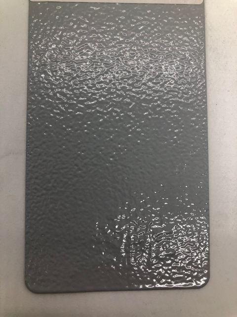 Peinture de revêtement en poudre époxy électrostatique de revêtement en poudre de texture en filet de couleur grise