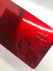 Revêtement décoratif à haute brillance de poudre de jet en métal rouge d'effet transparent de résine de polyester