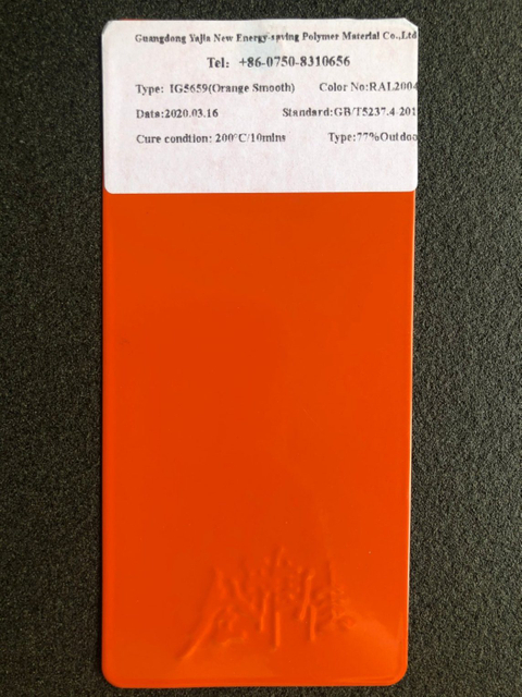 Jantes de revêtement en poudre de polyester époxy Ral2004