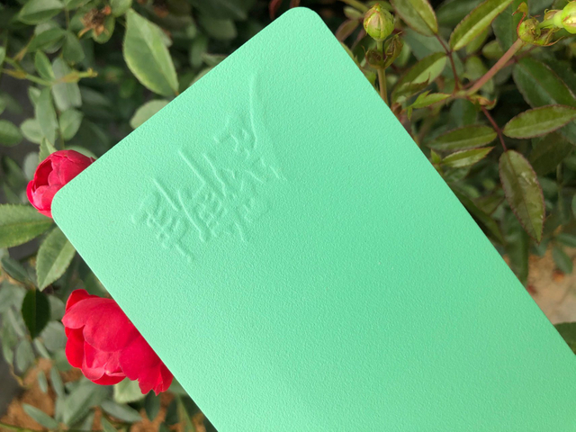 Revêtement en poudre de résine de polyester vert clair de vente professionnelle pour le revêtement en poudre durable électrostatique de meubles en aluminium en métal