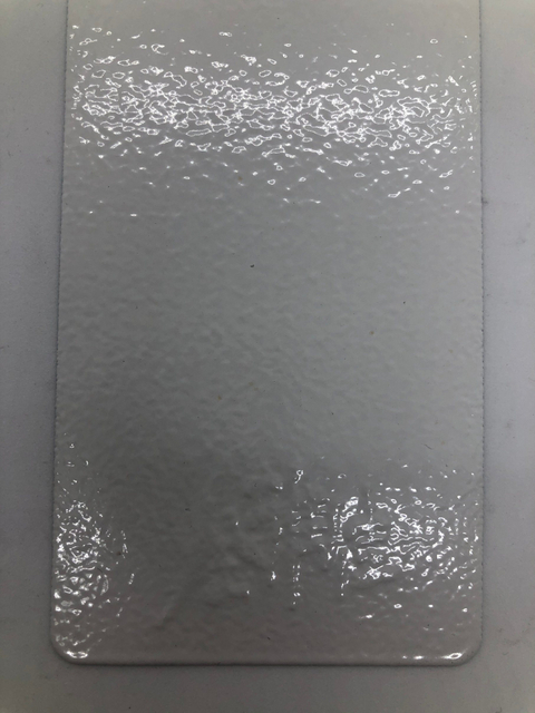 Revêtement électrostatique de poudre de polyester époxyde gris Ral 7035 de ride de texture fine de jet