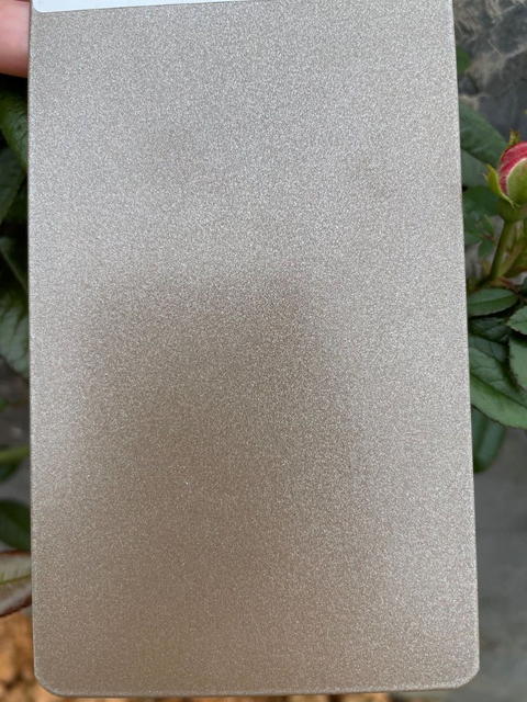 Revêtement électrostatique en poudre de polyester époxy avec revêtement en poudre de structure de maille de couleur or SGS